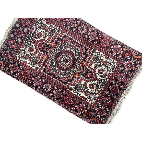 Afshar Bijar 1’ 9” X 2’ 9” Hand-Knotted Wool Rug - Picture 3 of 5